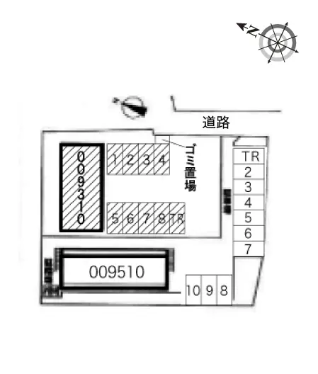 ★手数料０円★和泉市池田下町　月極駐車場（LP）